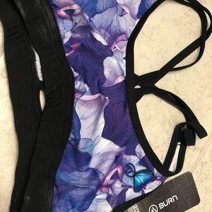 Ink Burn Azalea Bra medium